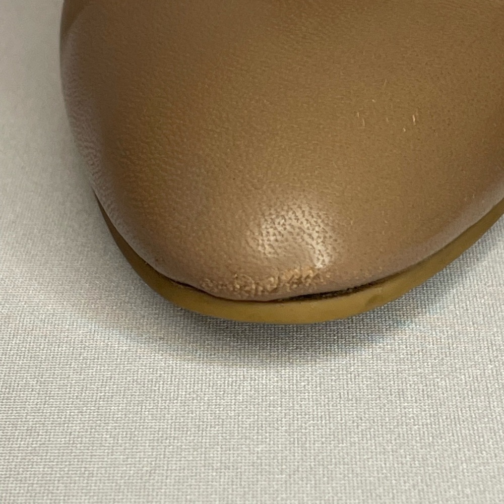 Jack Rogers Snakeskin Accent Tan Ankle Boots - Picture 5 of 5